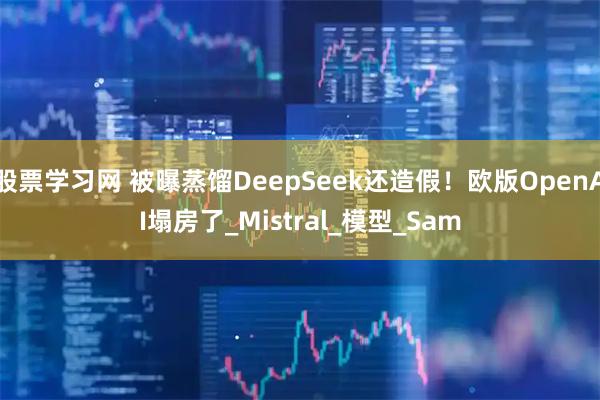 股票学习网 被曝蒸馏DeepSeek还造假！欧版OpenAI塌房了_Mistral_模型_Sam